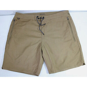ROARK LAYOVER 2.0 BROWN COTTON BLEND BACK VENT HIKING SHORTS MEN'S 38